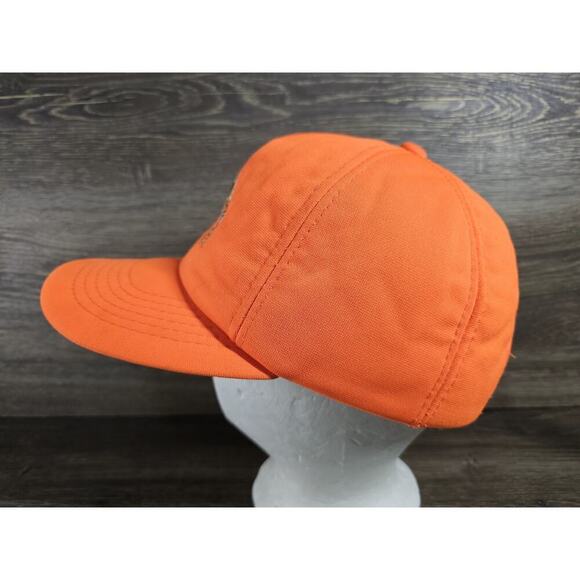 VTG Duck Bay Blaze Orange Insulated Deer Buck Embroidered Hunting Hat Cap - Picture 2 of 10